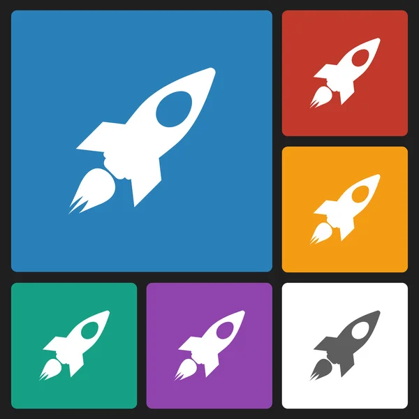 Rocket icon — Stock Vector