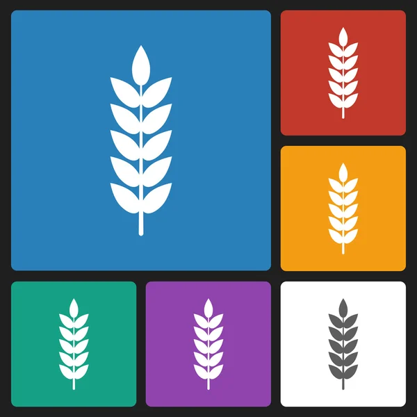 Ícone de trigo — Vetor de Stock