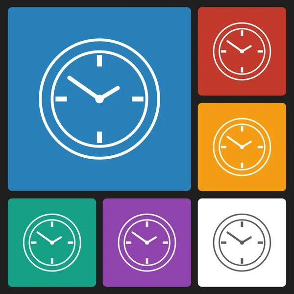 Icono del reloj — Archivo Imágenes Vectoriales