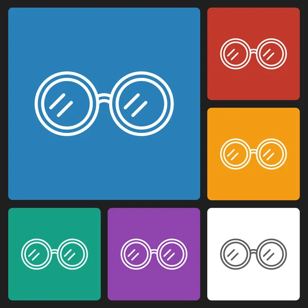 Glasses icon — Stock Vector