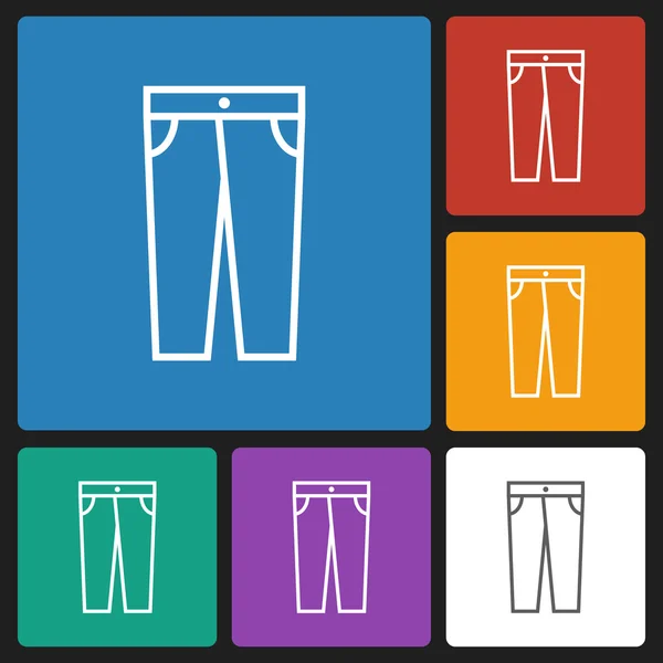 Icône pantalon — Image vectorielle