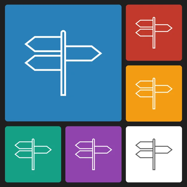 Icône de signalisation — Image vectorielle