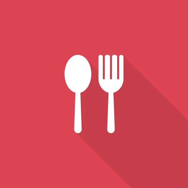 Spoon fork icon — Stock Vector