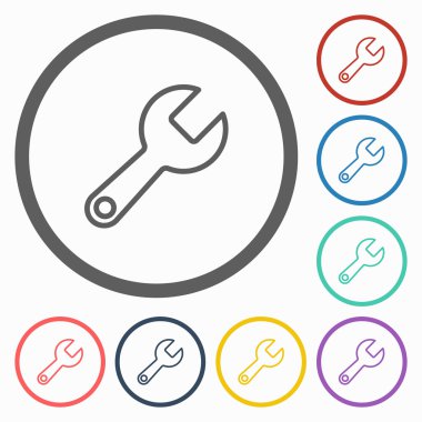 İngiliz anahtarı simgesini