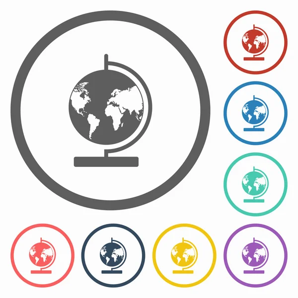 Globe icon — Stock Vector