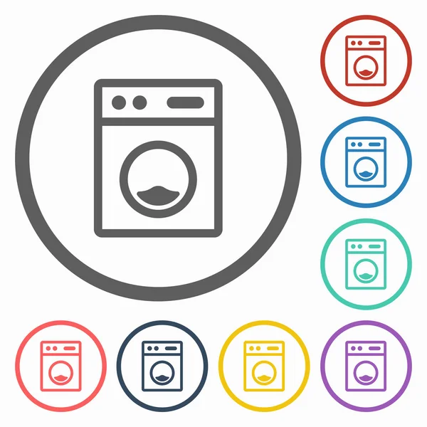 Washing machine icon — Stock Vector