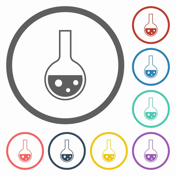 Test tube icon — Stock Vector