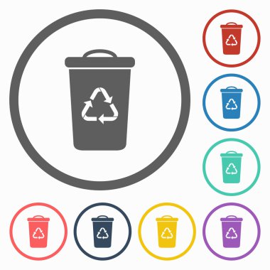 Geri dönüşüm kutusu simgesi