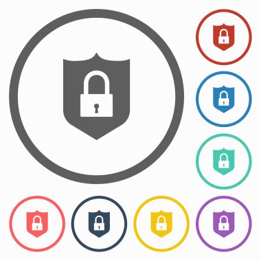 kalkan kilit simgesi