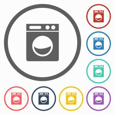 washing machine icon clipart