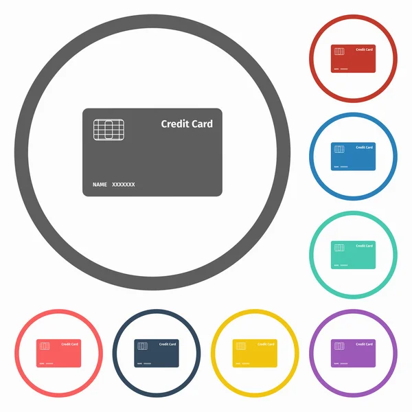 Credit card icon — Stock Vector