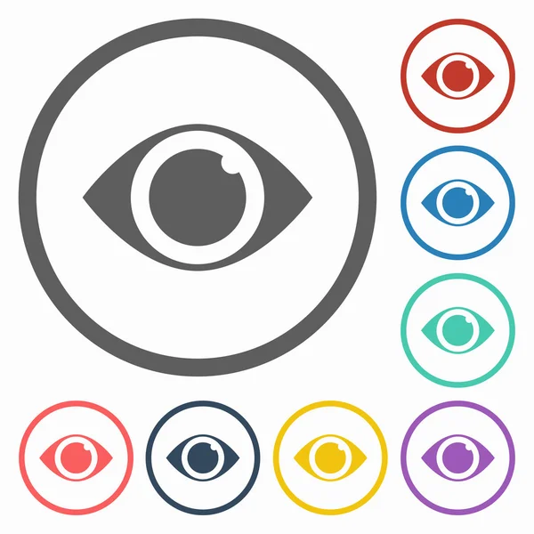 Icono del ojo — Archivo Imágenes Vectoriales