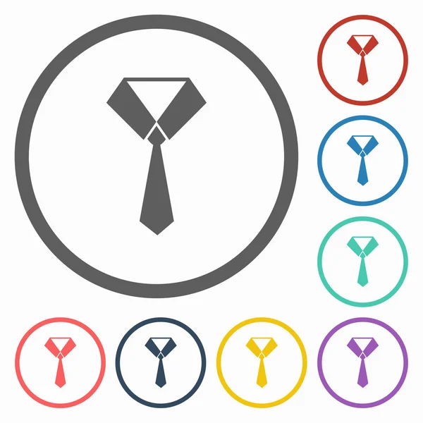 Necktie icon — Stock Vector