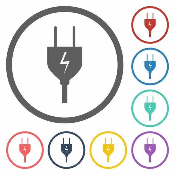 Elektriskt plugg ikon — Stock vektor