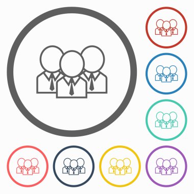 işadamı takım simgesi