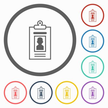 kimlik kartı simgesi