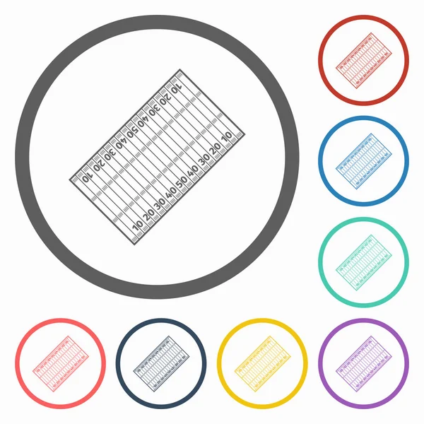 Icône du terrain de football américain — Image vectorielle