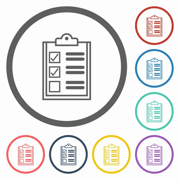 Klembord pictogram — Stockvector