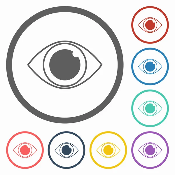 Icono del ojo — Archivo Imágenes Vectoriales