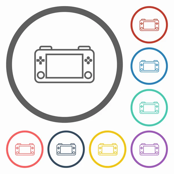 휴대용 게임 아이콘 — 스톡 벡터