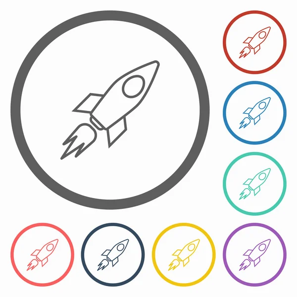 Rocket icon — Stock Vector