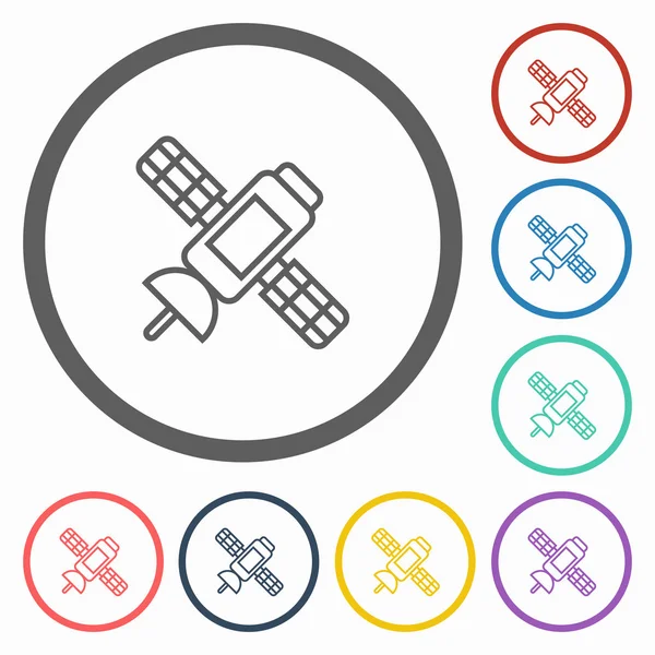 Satelitní ikona — Stockový vektor
