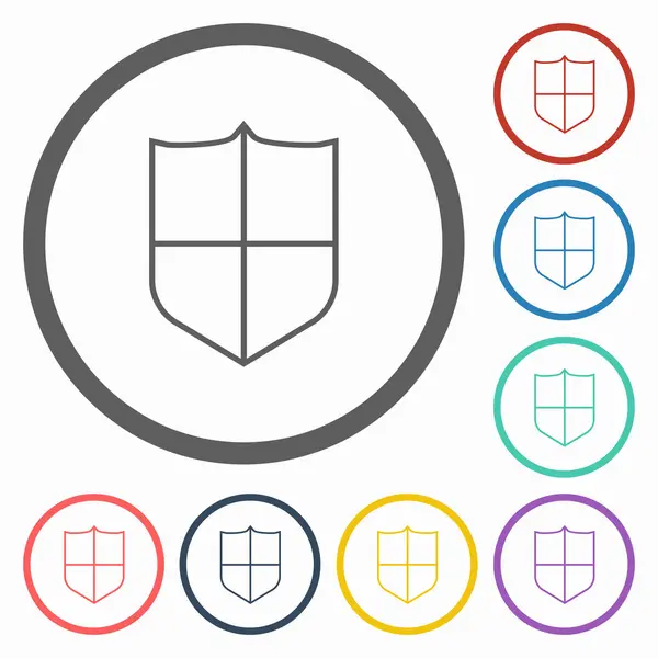 Shield icon — Stock Vector