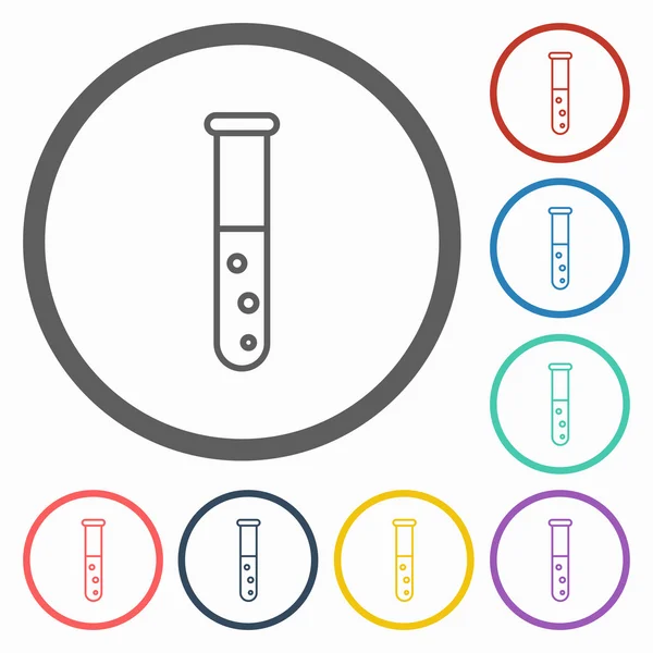 Ikona zkušební trubice — Stockový vektor