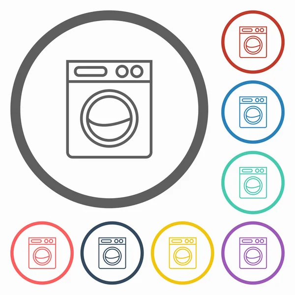 Washing machine icon — Stock Vector