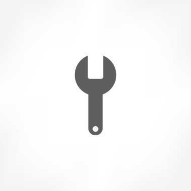 İngiliz anahtarı simgesini