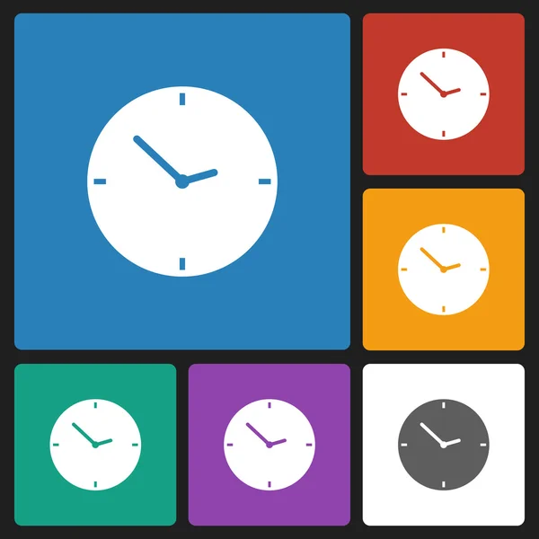 Icono del reloj — Vector de stock