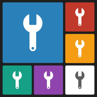 İngiliz anahtarı simgesini