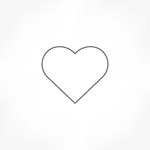 Heart icon — Stock Vector