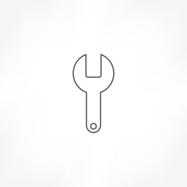 İngiliz anahtarı simgesini