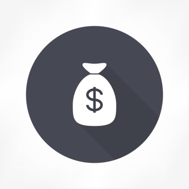 Para çantası dolar simgesi