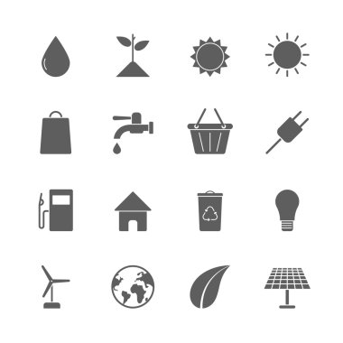 ekoloji simgeleri ayarlandı