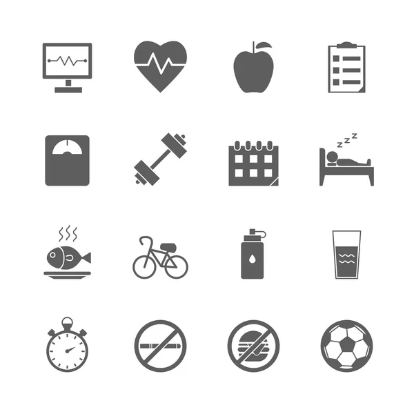 Ensemble d'icônes de santé — Image vectorielle