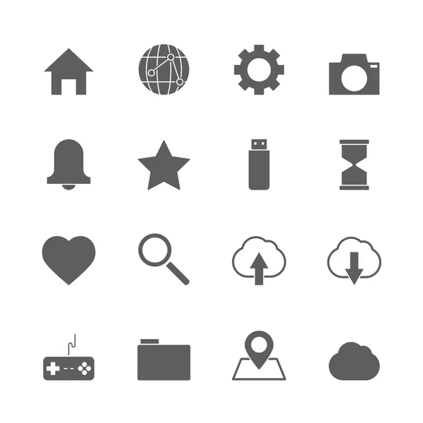 Conjunto de iconos web — Vector de stock