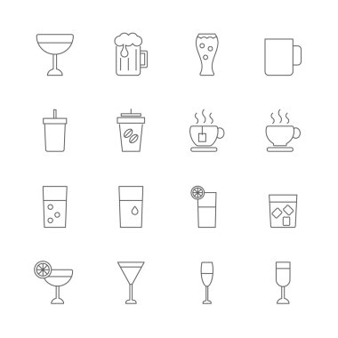 içki Icons set
