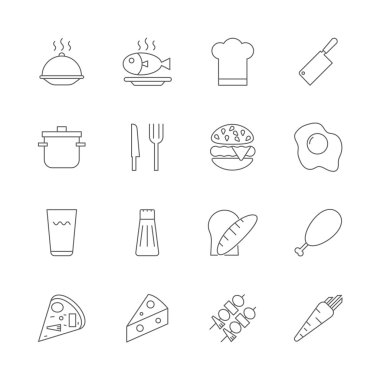 Yiyecek Simgeleri Ayarlandı