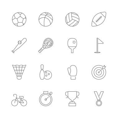 Spor Icons set