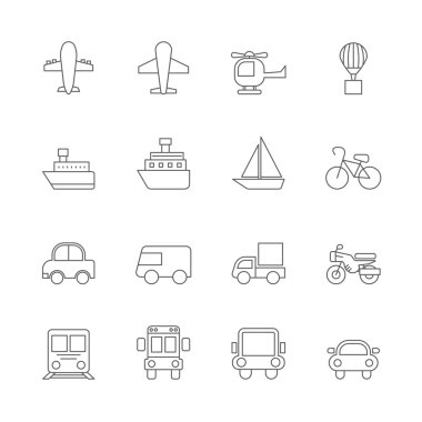 araç Icons set