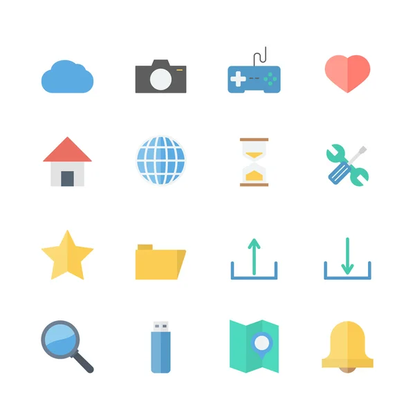 Conjunto de iconos web — Vector de stock