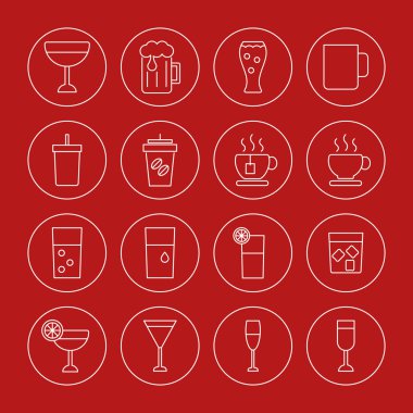 içki Icons set