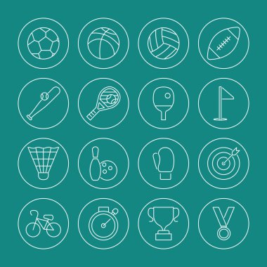 Spor Icons set