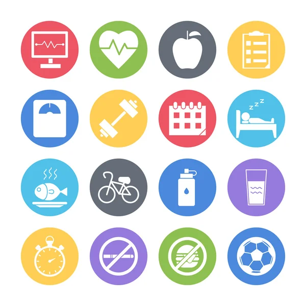 Health icons  set — Stock Vector