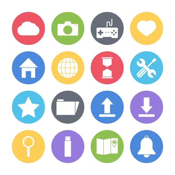 Conjunto de iconos web — Vector de stock