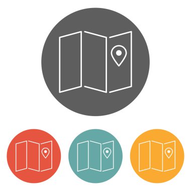 PIN harita simgesini daire