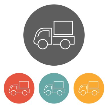 kamyonet kutsal kişilerin resmi daire üstünde