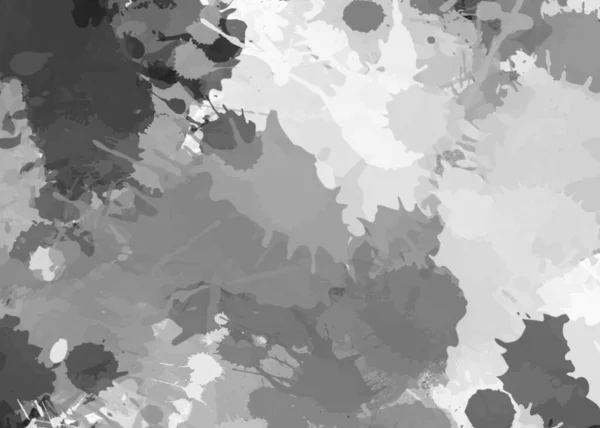 Abstrato Preto Branco Pintura Espirra Fundo Espaço Cópia Para Texto — Fotografia de Stock